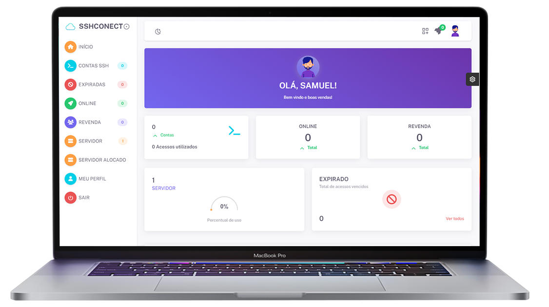 Painel vpn